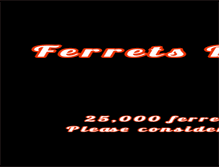 Tablet Screenshot of ferretsdook.org